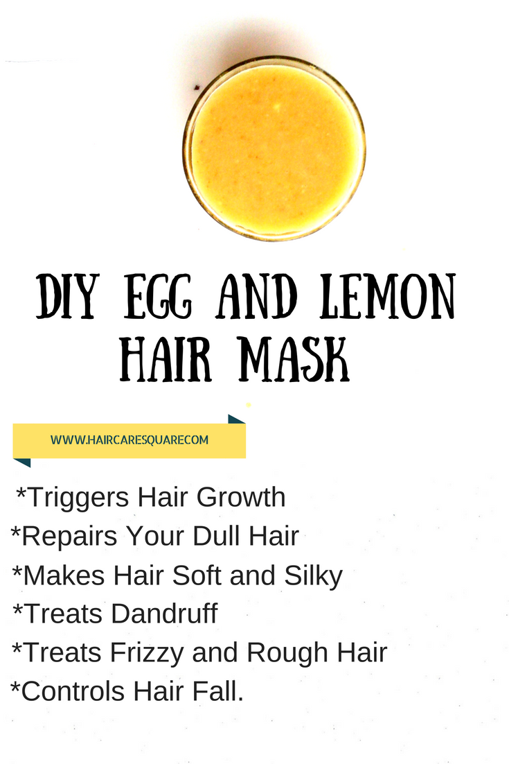 Diy Egg White And Lemon Hair Mask For Hair Growth